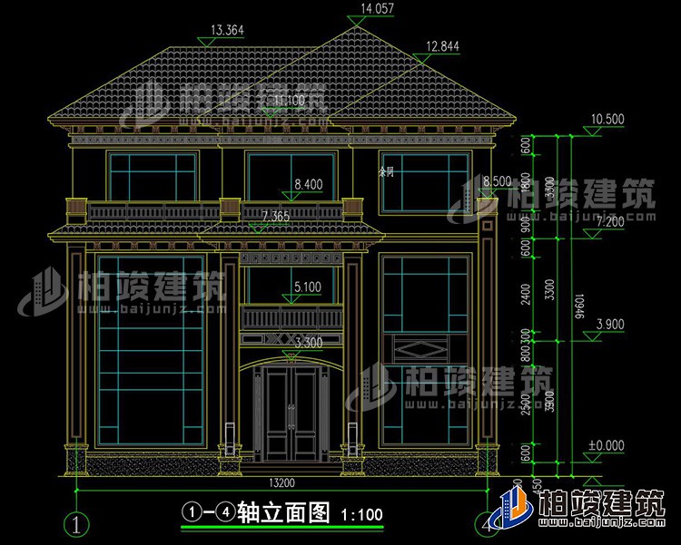 正立面图