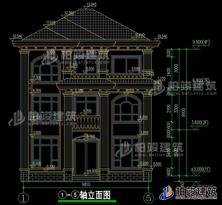 正立面图